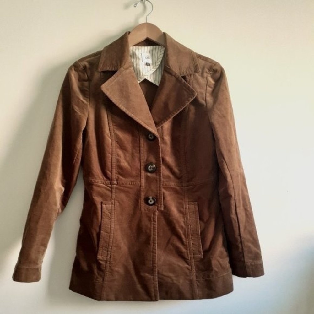 CAbi Chocolate Utility Jacket